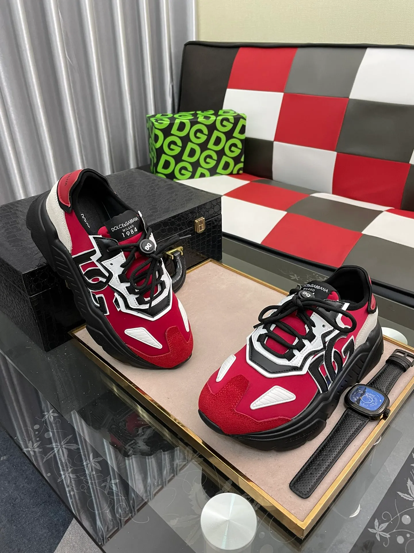 Ex-factory price 480⌚️⌚️[DG] The latest official website casual, men's shoes original quality imported first-layer cowhide mesh fabric ➕Yangli [Proud] In terms of materials and workmanship, it beats all versions on the market💕Highest quality shipments. Real photos, imported fabrics highlight the unique charm of the brand😘The shoelaces are also original custom-made👻The classic lace-up shoes are very comfortable on the feet, size 38-44